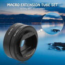 AF Macro Extension Tube Set for Sony A9 A7II A7III A7RIII A7RII A7RII A7SII A6000