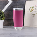 Thermal Car Cup Stainless Coffee Vacuum Insulated Water Bottle (Dark Pink) Newly