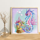 Diamond Painting 5D DIY Sea Horse Full Round Drill Rhinestone Picture Kit
