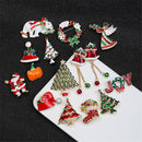 Garland Rhinestone Jewelry Gift Christmas Brooches Pin Christmas Decoration