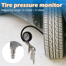 Car Tire Pressure Gauge Pointer Tyre Air Pressure Inflator Gauge Meter (US)