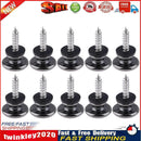 10pcs Electric Acoustic Guitar Strap Lock Buttons Bass Strap Buckle(Black) Newly