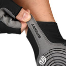 Ice Silk Women Men Gloves Sports Cycling Half Finger Hand Gloves (Black L)