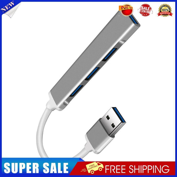 USB C HUB USB 3.0 Type-C Hub 4 Ports Splitter Adapter for PC (A809 Grey)
