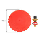 Multi-functional Silicone Dust-proof Bowl Cover Leak-proof Cup Lid (Red) Newly