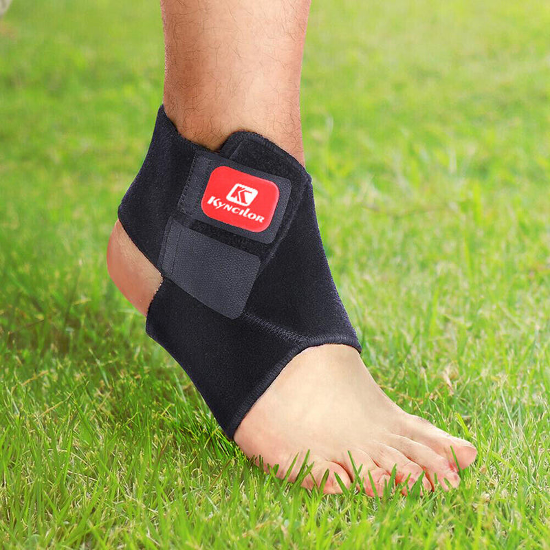 Ankle Support Bandage Basketball Badminton Ankle Guard Protector Brace (M)