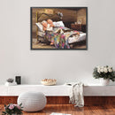 5D DIY Diamond Painting Sleeping Old Couple Full Square Drill Crafts Decorative