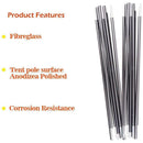 Outdoor Tent Canopy Tarp Poles Tent Canopy Support Canopy Iron Rods R9V5