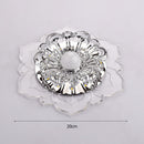 Modern LED Crystal Ceiling Lights Surface Mounted Porch Lamp (Multicolor) Newly