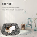 Plush Cat Bed Mat Machine Washable Square Dog Cat Kennel Breathable Pet Products