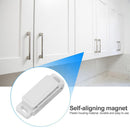 2pcs Magnetic Door Stop Closer Kitchen Cupboard Wardrobe Furniture Damper Buf