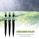 10pcs Adjustable Hose Drip Irrigation Nozzle for Spiked Sprinkler (Green)