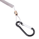 Plastic Fishing Pliers Gripper Fish Clamp with Lock Switch+ Lanyard (Black)