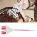 Coloring Hair Dye Brushes Plastic Easy Clean Mixing Bowl Accessories (Red) Newly