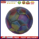 4/5 Size Reflective Soccer Balls Luminous Night Glow Training Balls for Stu