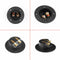 Round Boxes with 2 Banana Jack Stereo Plug Speaker Terminal Connectors