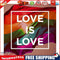 5D DIY Diamond Painting Full Round Drill rainbow flag Picture of Rhinestone