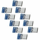 PCB Board Male/Female Socket Adapter USB 3.1 Type C Connector 12/24 Pins