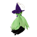 Halloween Horror Prop Straw Ghost Pumpkin Key Chain Pendant Decor (Green)
