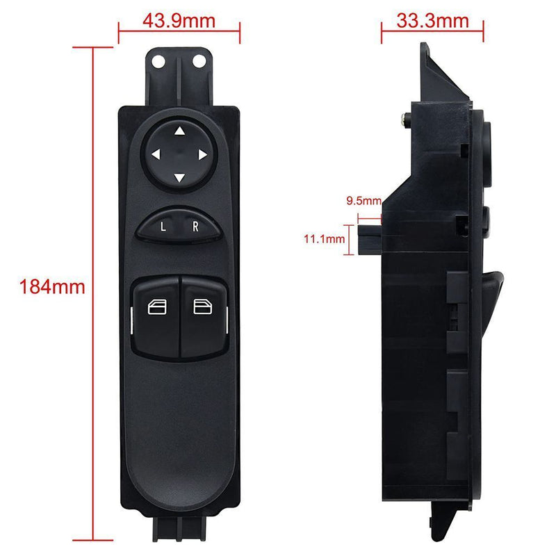 Window Control Master Window Switch Driver Side A6395450913 Electric Power