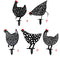 Acrylic Hollow Chicken Ornaments Backyard Lawn Stakes Yard Art Decor (A)