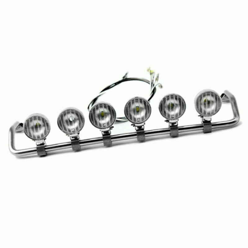 LED Spotlight Light for 1:14 Tamiya Scania RC Tractor Truck Top Roof Light Bar 6