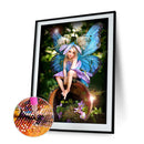 5D DIY Full Drill Round Shape Gnome Rhinestone Diamond Drawing Home Decoration