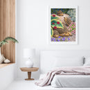 Hedgehog Family Oil Paint By Numbers Kit DIY Drawing for Adults Home Decora