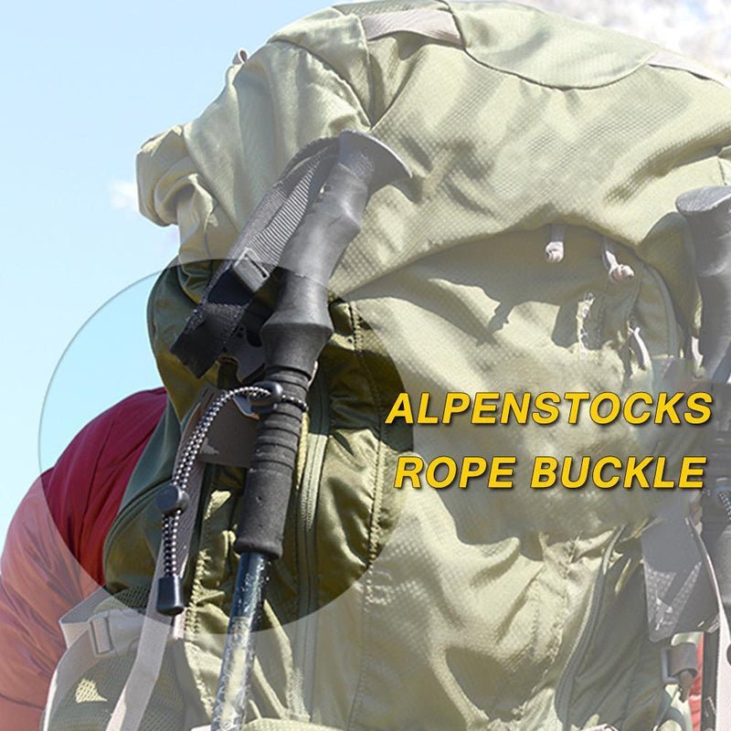 5 pcBackpack Walking Stick Elastic Rope Trekking Hiking Pole Fixing Tie Cord