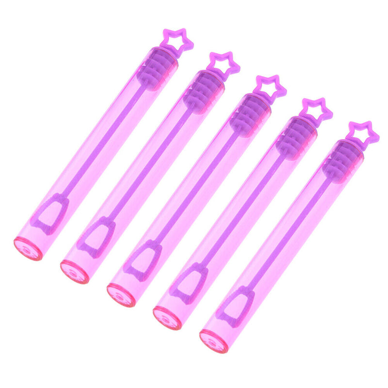 24pcs Empty Wand Tube DIY Bubble Maker Soap Water Bottles Playing Funny Kid