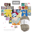 1 Roll Six Strands Tencel Bamboo Cotton Rope Knitting Crochet Knitwear Twine