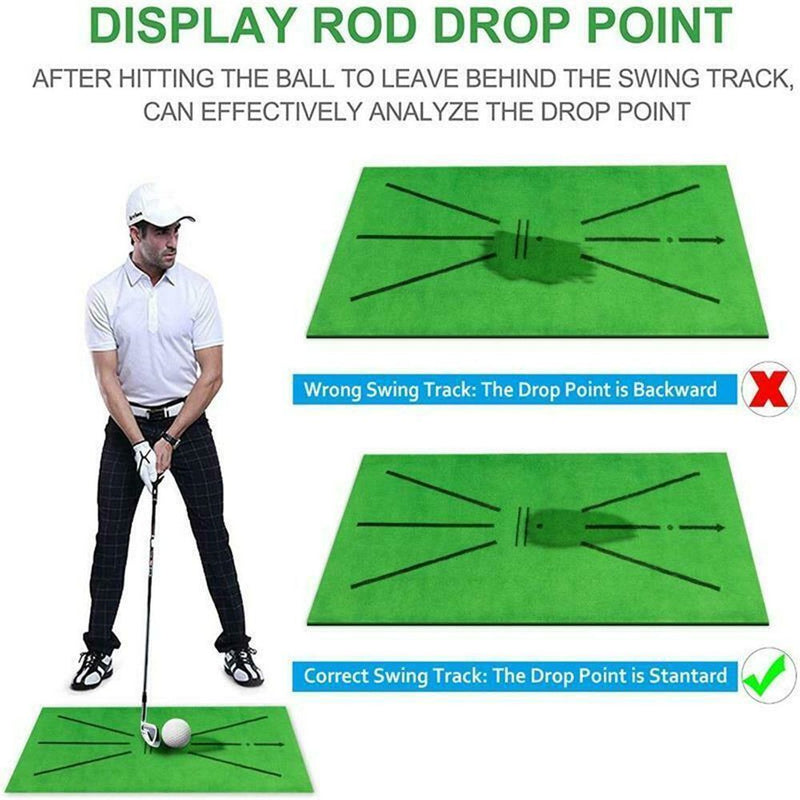 Durable Aid Game Training Golf Training Mat Hitting Mat Batting Golf Practice