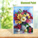 5D DIY Flower Special Shaped Diamond Painting Cross Stitch Kits Bedroom Wall Art