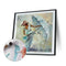 20X20cm Frameless Oil Paint By Numbers Picture DIY Painting (Umbrella Girl)
