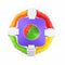 Soft Rubber 0-1Y Baby Rattles Little Loud Bell Ball Grasping Puzzle Toys Newly