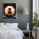 Frameless Painting By Numbers Halloween Pumpkin DIY Handmade Drawing On Can