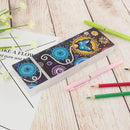 DIY Butterfly Special Shaped Diamond Painting 2 Grids Students Pencil Case Gifts