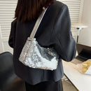 Fashion Sequins Handbag Women Glitters Travel Casual Underarm Shoulder Bag Purse