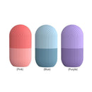 Skin Care Beauty Tool Silicone Ice Cube Tray Massager Face Roller (Blue)