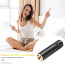 3.5mm Female Stereo Headset w/Tail 3Pole 3.5mm Audio Adapter Connector Converter