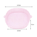 #A Air Fryer Liner Reusable Silicone Air Fryer Non Stick Parchment for Toaster O