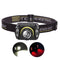 Zoom Glare Headlamp Fishing Head Lamp XPG+LED Glare Headlight USB Charging