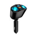 2in1 LED 2 Way Car Cigarette Lighter Socket Splitter Dual USB Charger Adapter