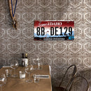 License Plate Retro Metal Plate Tin Sign Iron Painting Wall Art Decoration
