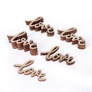 Decor Valentine's Day Crafts Accessories Table Scatter Wooden Love Letters