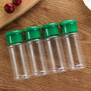 4PCS Plastic Barbecue Salt Can Seasoning Jar BBQ Condiment Bottle Cruet