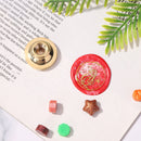 Exquisite Brass Fire Lacquer Seal Head without Handle Waxing Sealing Stamp Head