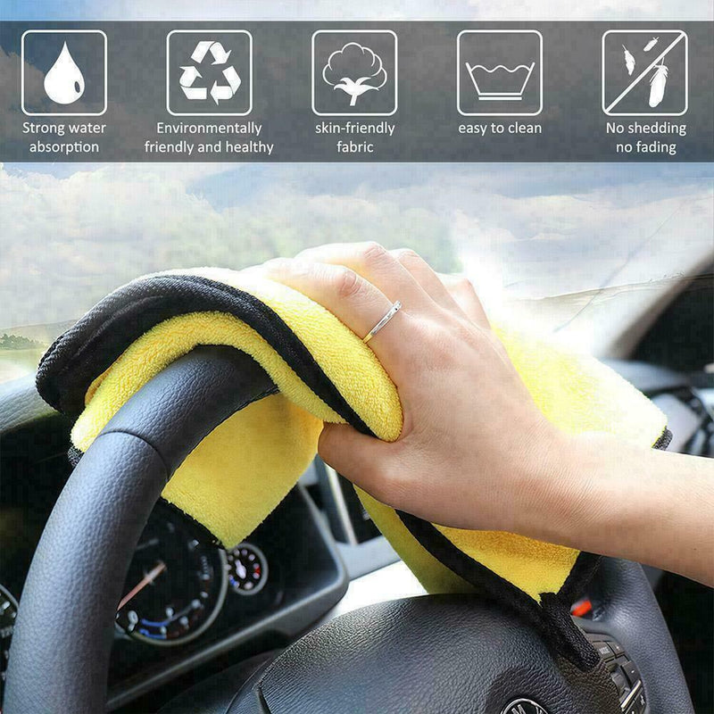 Microfiber Cleaning Cloth Wash Towel Drying Rag Car Polishing H9Y7 Rag Y8L8