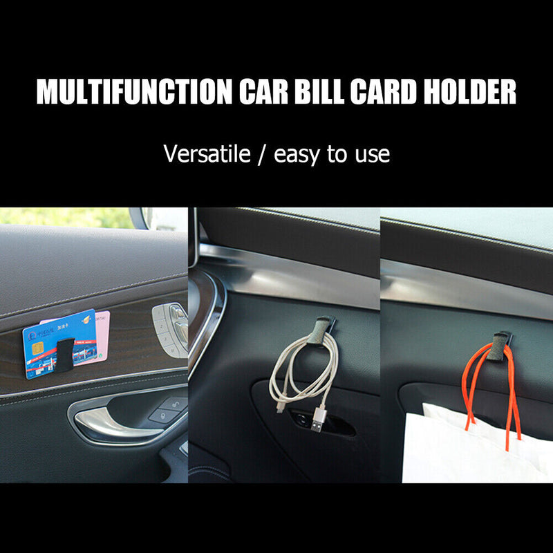 2x Car Sunglasses Ticket Pen Card Holder Clips Glasses Sun Visor Dash Clamp