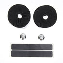 Cycling Cork Handlebar Tape Black + 2 Bar Plug Carbon fiber grey Newly